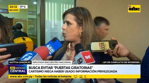Cartismo niega haber usado información privilegiada, pero busca evitar “puertas giratorias” - ABC Noticias - ABC Color