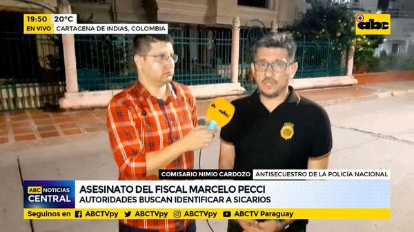 Autoridades colombianas siguen buscando identificar a asesinos de Marcelo Pecci - ABC Noticias - ABC Color