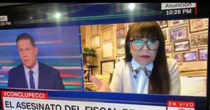 La Nación / Bochorno de Celeste Amarilla: cortan entrevista en CNN tras politizar muerte de Pecci