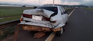 VEHÍCULO PARAGUAYO INVOLUCRADO EN ACCIDENTE DE TRÁNSITO MÚLTIPLE EN POSADAS