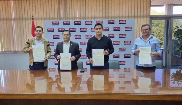 ANDE firma convenios con municipios del Alto Paraná - La Clave