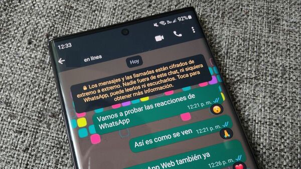 Reacciones de WhatsApp ya están disponibles