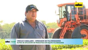 Rutina de aplicación de productos con equipo pulverizador - ABC Rural - ABC Color