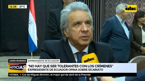 Expresidente de Ecuador opina sobre sicariato - ABC Noticias - ABC Color
