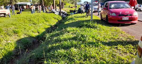 Accidente dejó al menos 5 heridos y una mujer fallecida en Capitán Miranda