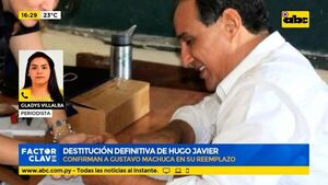 Destituyen de manera definitiva a Hugo Javier de la Gobernación de Central - ABC Noticias - ABC Color