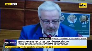 Senado sobre atentado contra Pecci: “Los del ‘Narcoestado’ ¡Eviten las lágrimas de cocodrilo!” - ABC Noticias - ABC Color