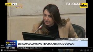 Senado Colombiano repudió asesinato de Marcelo Pecci y pidió un minuto de silencio - ABC Noticias - ABC Color