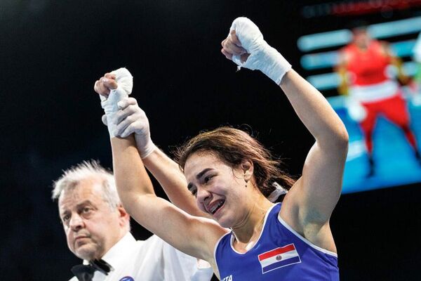 Minerva, kuña mbarete en el Mundial de Boxeo - Fútbol - ABC Color