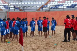 Pynandi, concentrados con miras a la Copa América de fútbol playa - Polideportivo - ABC Color