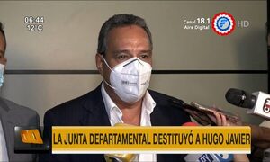 Junta Departamental de Central destituyó a Hugo Javier González | Telefuturo