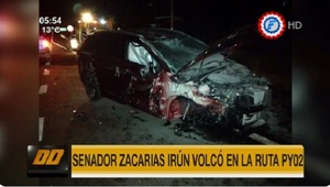 Zacarías Irún sufre lesiones tras accidente rutero