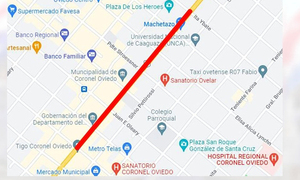 Principal avenida de Coronel Oviedo con siete cuadras de bloqueo para la circulación - OviedoPress