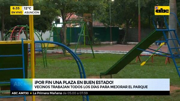 ¡Por fin una plaza en buen estado! - ABC Noticias - ABC Color