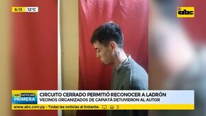 Circuito cerrado permitió reconocer al ladrón - ABC Noticias - ABC Color