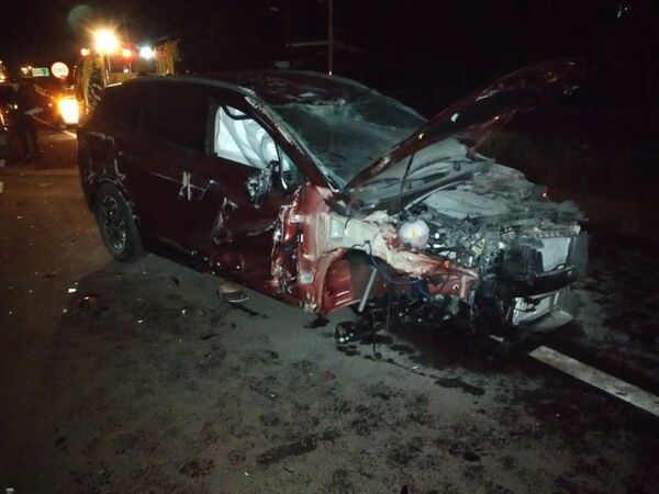Con heridas leves resultó senador luego de un accidente de tránsito - ADN Digital