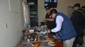 Requisan numerosos objetos prohibidos en la penitenciaría de Coronel Oviedo