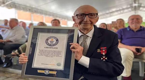 Diario HOY | A los 100 años, un brasileño rompe el récord del "empleado más antiguo" del mundo
