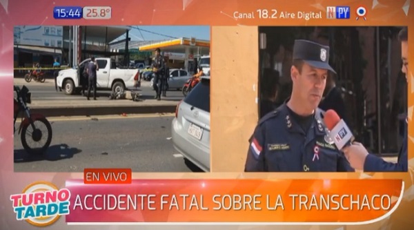 Motociclista muere tras ser embestido por biciclo y vehículo