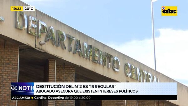 Destitución del Hugo Javier es “irregular” según abogado - ABC Noticias - ABC Color
