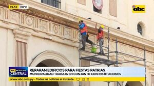 Reparan edificios para fiestas patrias: Municipalidad trabaja en conjunto con instituciones - ABC Noticias - ABC Color