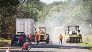 En CDE reparar la deteriorada ruta internacional demandará 3 meses