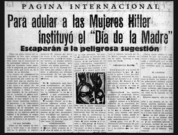 «Castigo que la historia está forjando»: Hitler y el Día de la Madre - Cultural - ABC Color