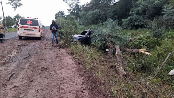 Vuelco de vehículo con derivación fatal sobre el trayecto San Estanislao-Unión - Nacionales - ABC Color