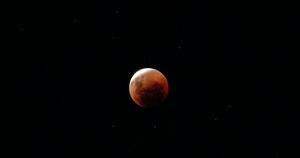 Así se vio el eclipse lunar en Paraguay