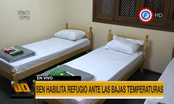 SEN habilita refugio ante bajas temperaturas | Telefuturo