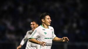 Gustavo Morínigo, Gatito y Óscar Ruiz celebran en Brasil
