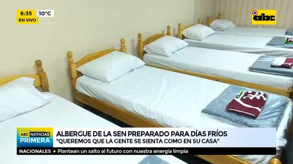 Albergue de la SEN preparado para días fríos - ABC Noticias - ABC Color