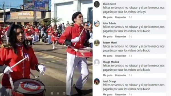 Estudiantes reclaman a Beto Ovelar por usar sus imágenes para su propaganda política
