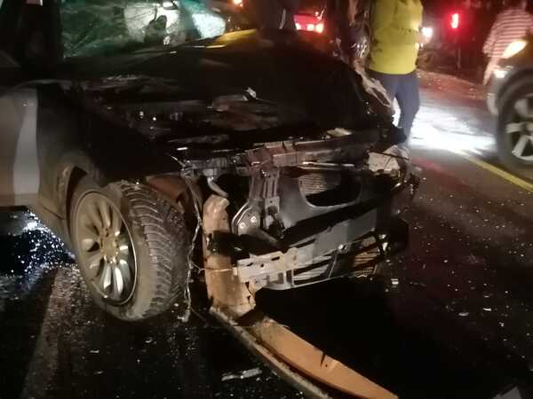 Grave accidente en zona de Picada Boca, Trinidad