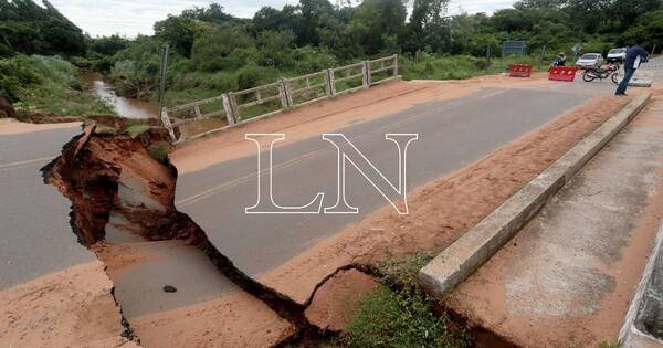 La Nación / Adjudican reparación de puente en Capiatá que cayó en noche de sismo