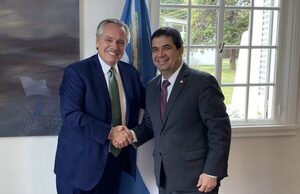 Hugo Velázquez se reunió con Alberto Fernández este lunes