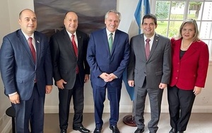 Hugo Velázquez se reunió con el presidente argentino Alberto Fernández