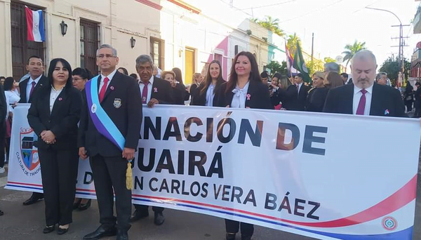 Realizaron colorido y hermoso desfile cívico estudiantil en Villarrica - Noticiero Paraguay
