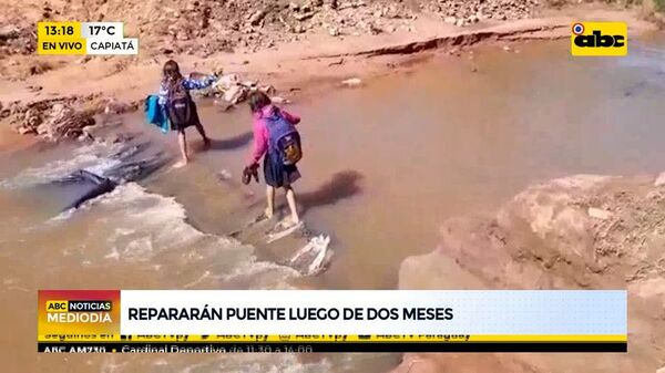 Repararán puente luego de dos meses - ABC Noticias - ABC Color