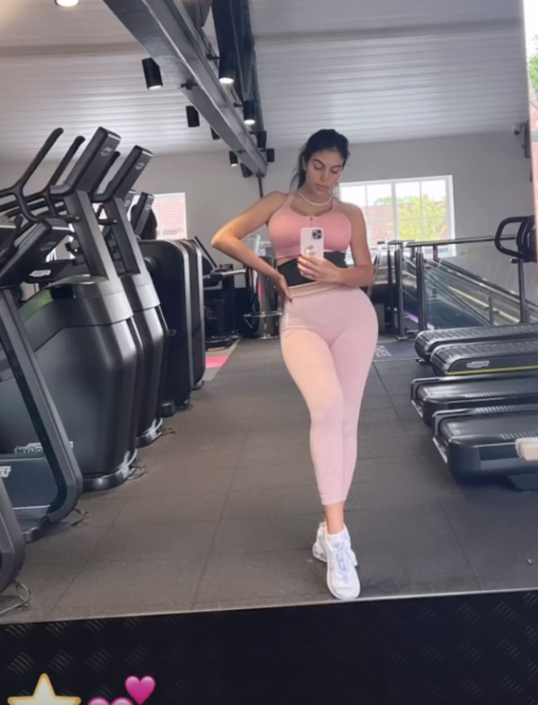 Georgina Rodríguez sorprende con su primera foto en el gimnasio tras el parto - SNT