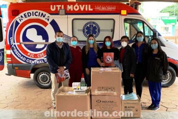 Universidad Central del Paraguay realizó donación de medicamentos para el Hospital Regional de Pedro Juan Caballero