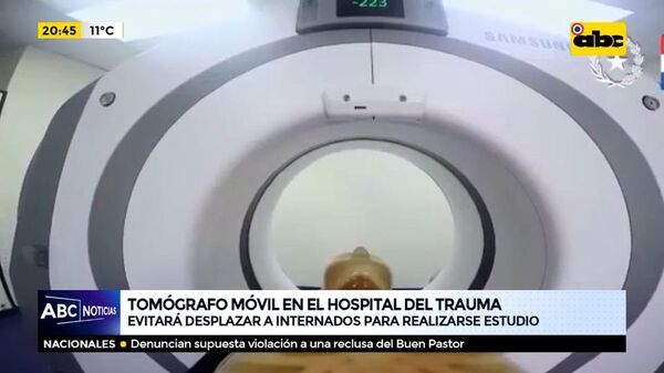 Tomógrafo móvil en el hospital del trauma - ABC Noticias - ABC Color