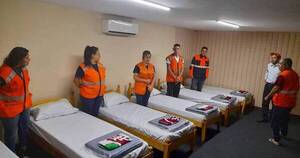 La Nación / La SEN habilita albergue para operativo invierno
