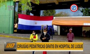 Realizarán cirugías pediátricas gratuitas en hospital de Luque | Telefuturo
