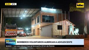 Adolescente albergada por bomberos voluntarios - ABC Noticias - ABC Color