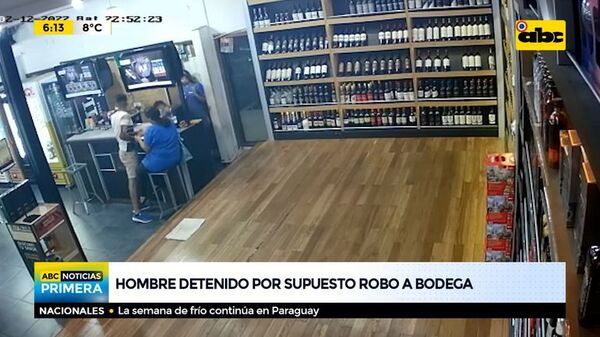 Hombre detenido por supuesto robo a bodega - ABC Noticias - ABC Color