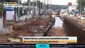 Frentistas de Tres Bocas se manifiestan para exigir el pago del lucro cesante - ADN Digital