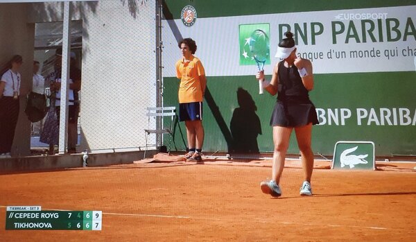 Verónica Cepede pasa a la segunda de la qualy de Roland Garros