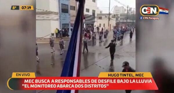 MEC busca a responsables de desfiles bajo la lluvia - Radio Imperio