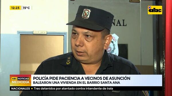 Policía pide paciencia a vecinos de Asunción - ABC Noticias - ABC Color